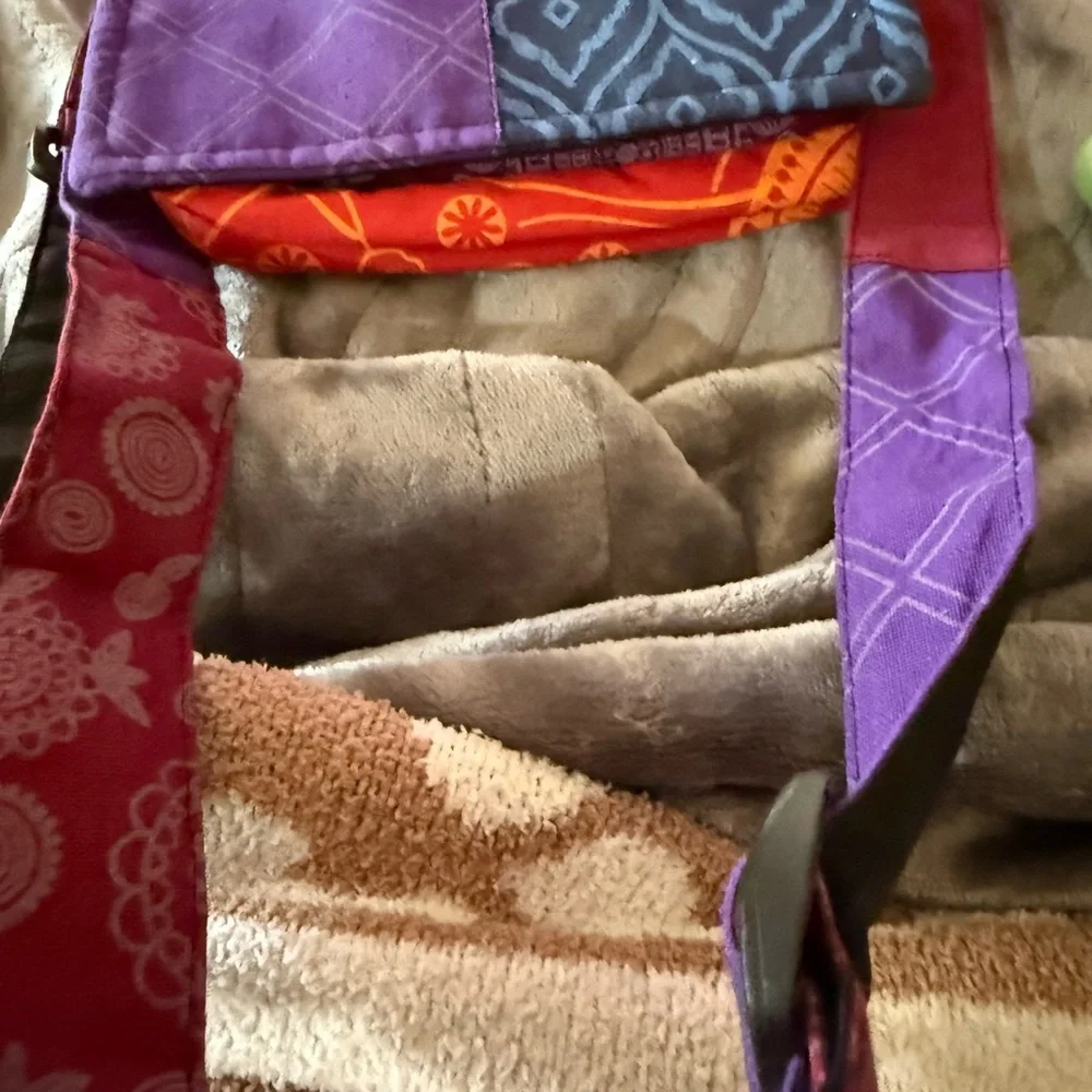 Kathmandu Imports Multicolor Patchwork Crossbody Bag - Picture 5 of 8